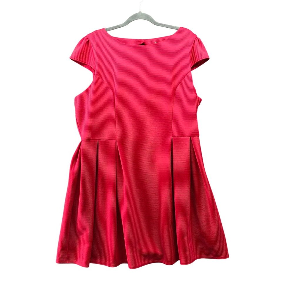 Dorothy Perkins Pink Dress Size 18 (XL) UK 22 Cap‎ Sleeve A-Line Formal Party